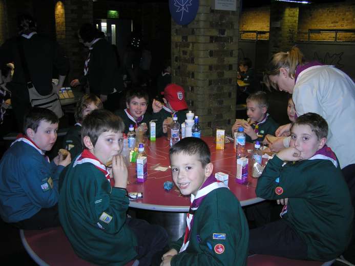 Lunch in the Natural History museum