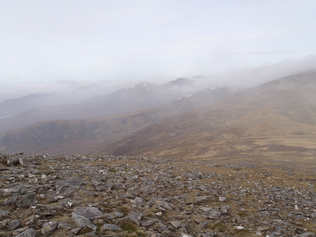 Day 2 - An Coileachan - Meall Gorm - Sgurr Mor - Meall a'Chrasgaidh - Sgurr nan Clach Geala - Sgurr nan Each