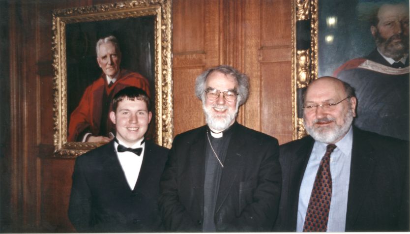 The President and Master with the Archbishop of Canterbury