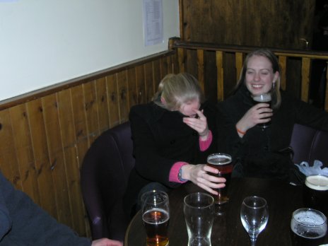 In the pub