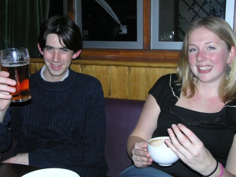 In the pub