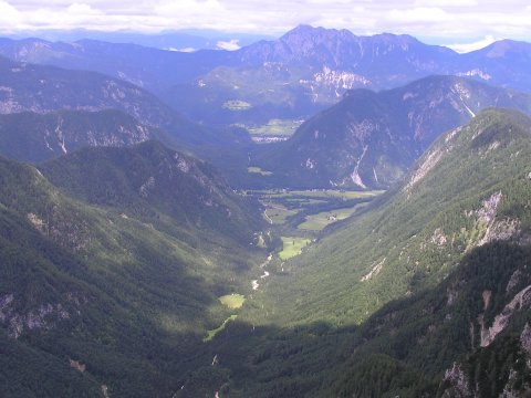 View from Debela Pec summit