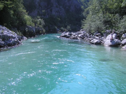 Return from Kozjek waterfall