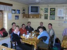 Rest stop on climb of Debela Pec