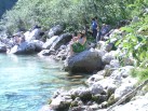 Return from Kozjek waterfall