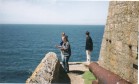 Laura, Ros and Ollie at the Battery.