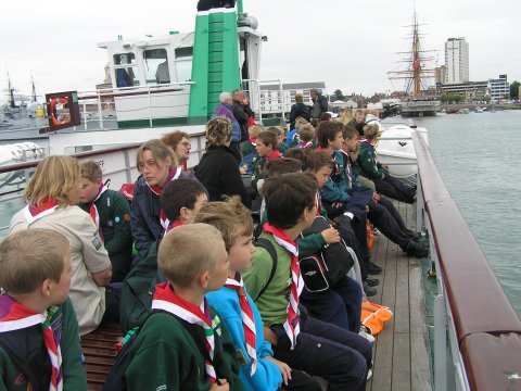 On the Gosport - Portsmouth Ferry