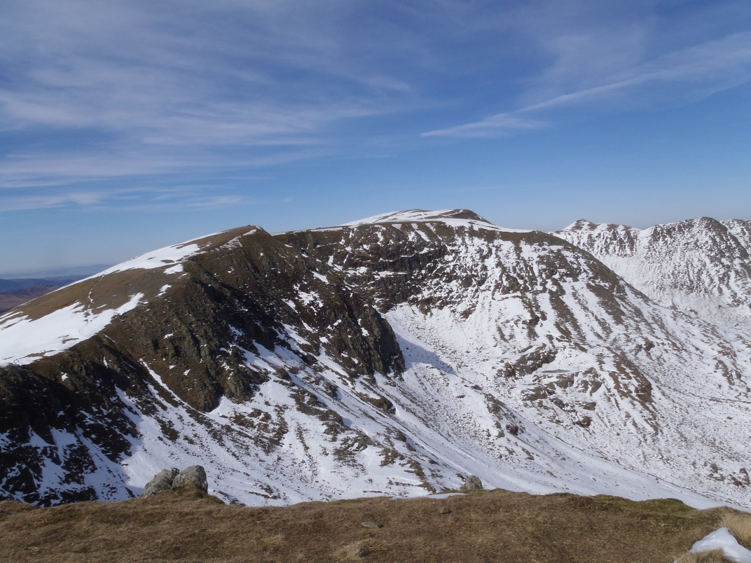 Travellers Rest - Seat Sandal - Dollywagon Pike - Helvellyn - Striding Edge - Red Tarn