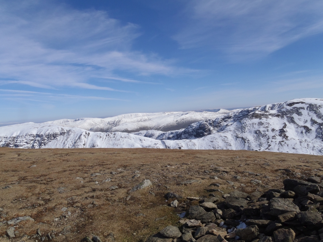 Travellers Rest - Seat Sandal - Dollywagon Pike - Helvellyn - Striding Edge - Red Tarn