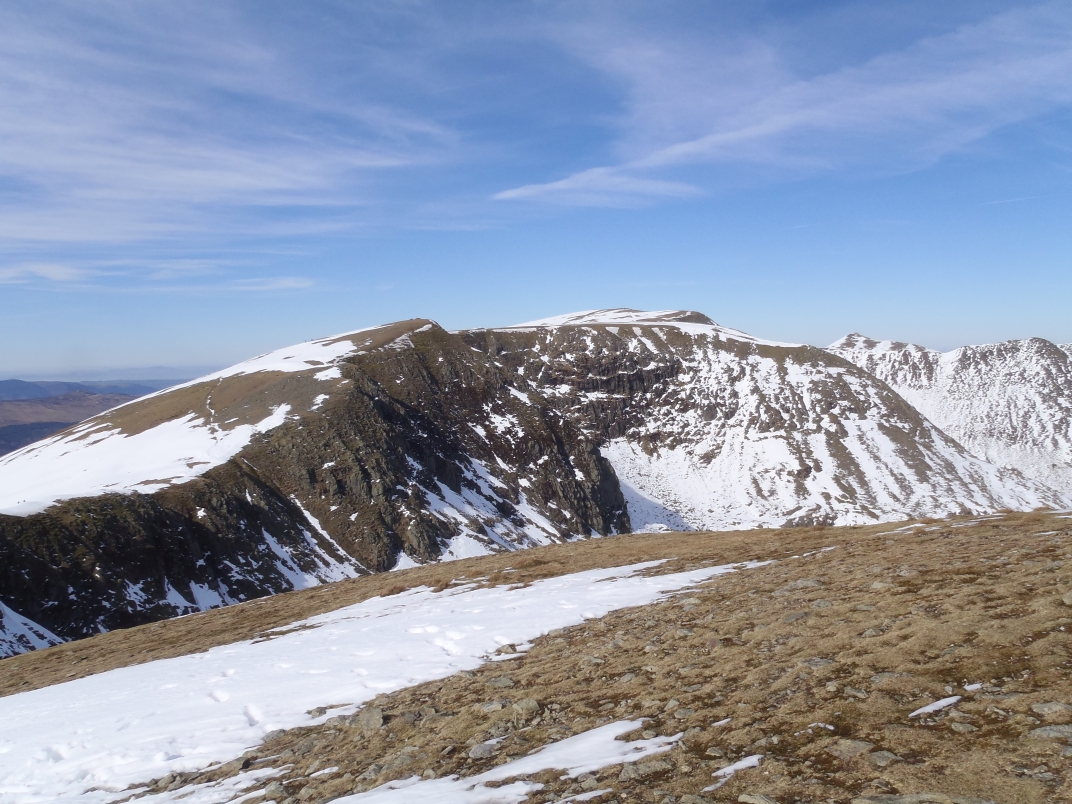 Travellers Rest - Seat Sandal - Dollywagon Pike - Helvellyn - Striding Edge - Red Tarn
