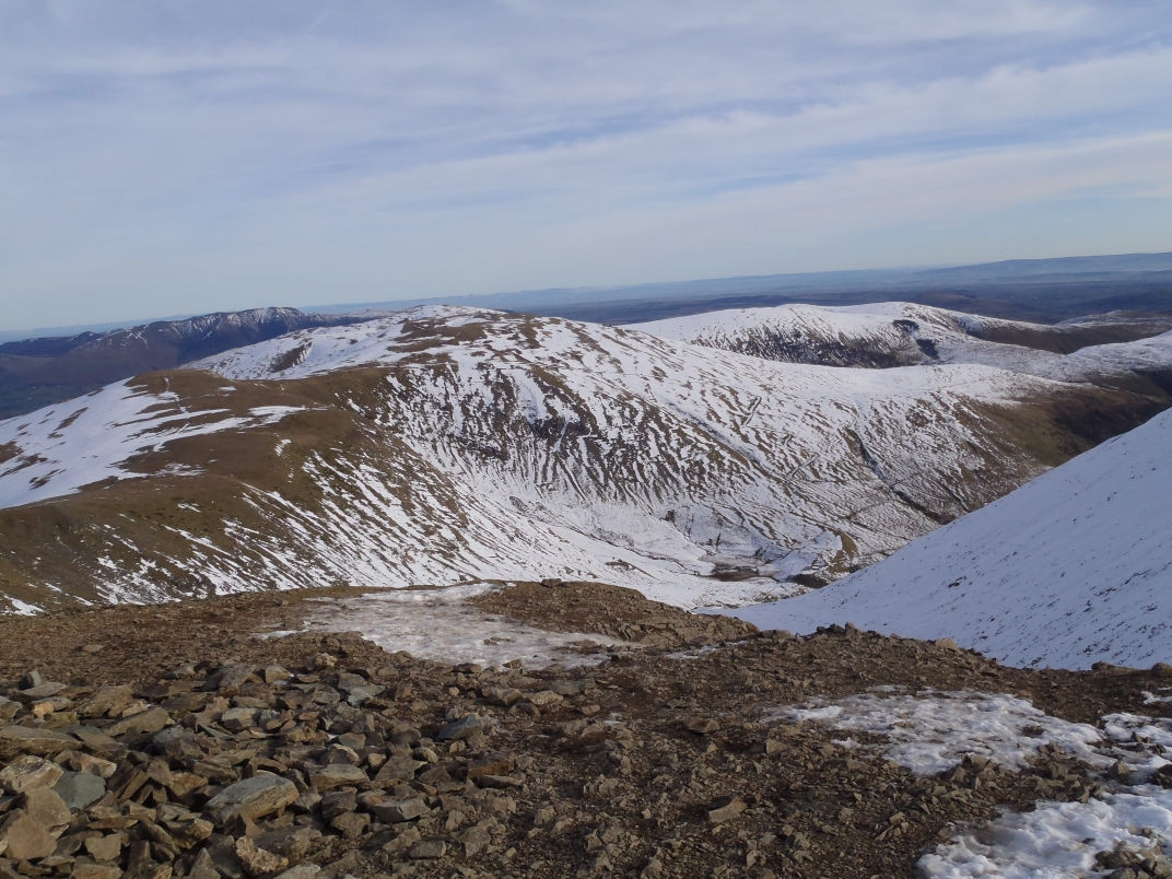 Red Tarn - Catstye Cam - Swirral Edge - Raise - Stybeck