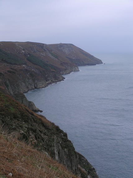 Looking North up the East side of the island