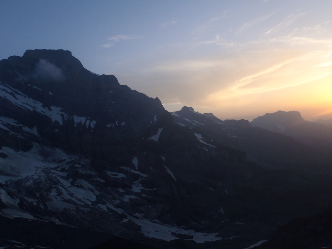 Gspaltenhornhutte View