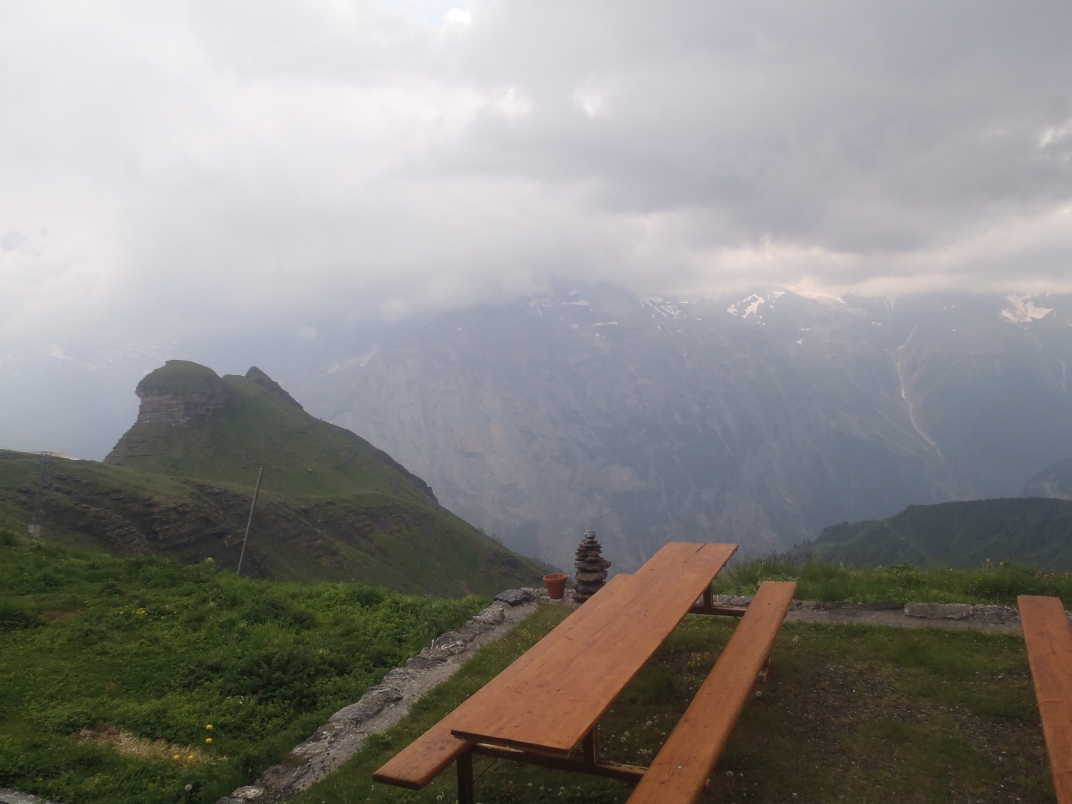 Schilthornhutte View